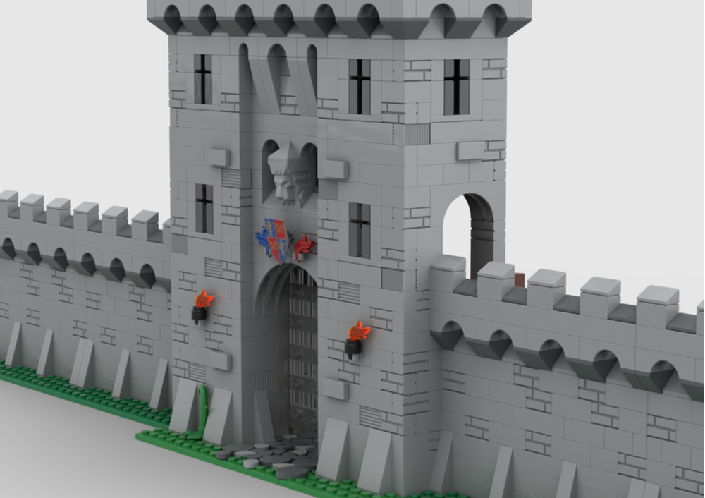 LEGO MOC Lion's Gate by bricks_fan_uy | Rebrickable - Build with LEGO