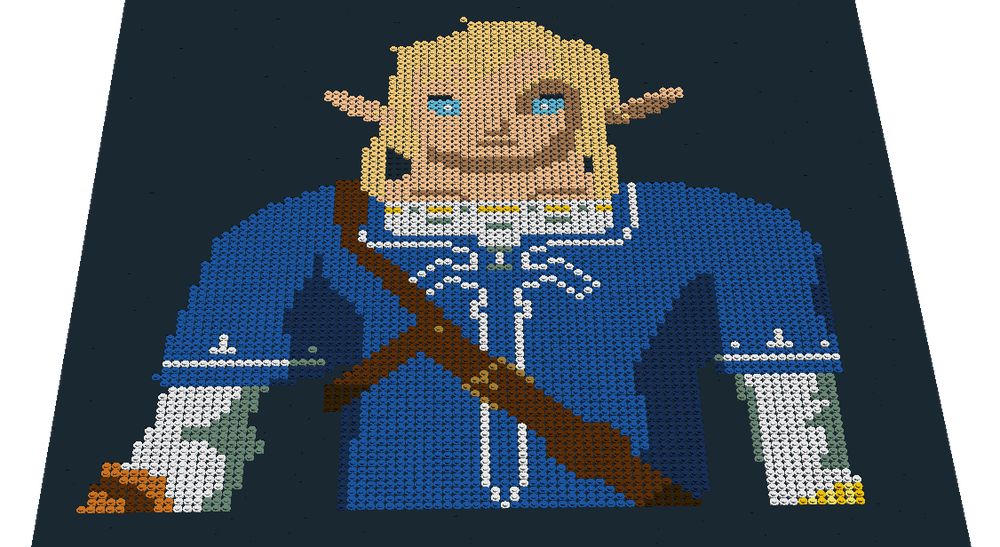 Link BOTW Lego