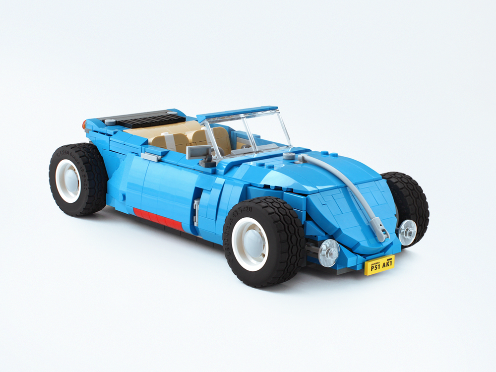 prop tilskadekomne Hvert år LEGO MOC 10252 VW Beetle Hot Rod - B model by buildme | Rebrickable - Build  with LEGO