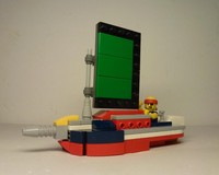 31045 Sailboat For Minifig 2