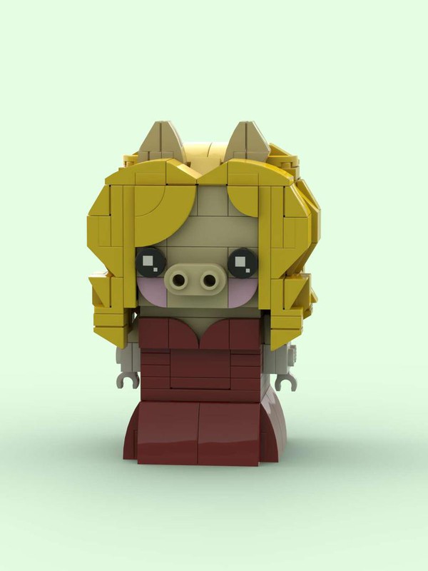 LEGO MOC Brickheadz - Mr. P (Piggy) by PatrickStarGames