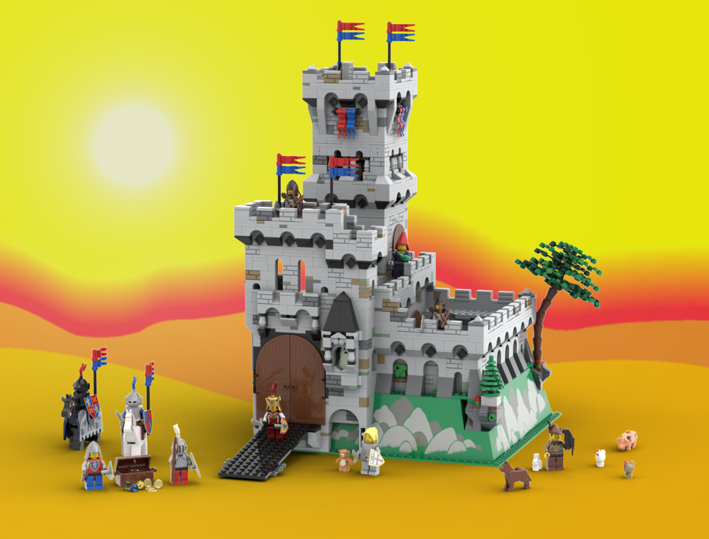 Hollywood influenza Forbyde LEGO MOC King's Mountain Fortress – 30 years anniversary by szandris89 |  Rebrickable - Build with LEGO