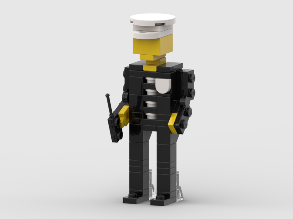 Lego Moc Miniland 1978 Policeman By Colonelcanuck | Rebrickable - Build  With Lego