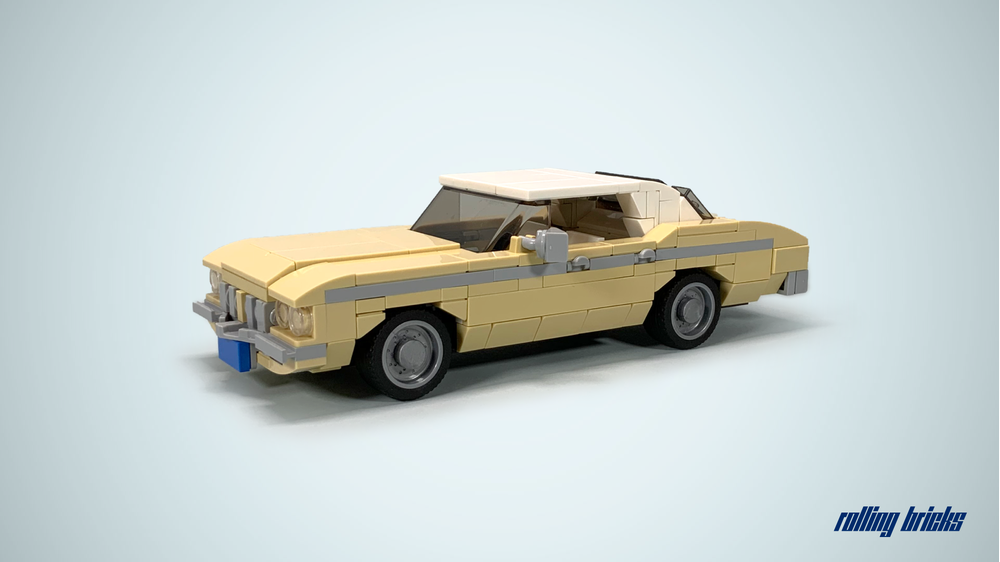LEGO MOC 1973 Oldsmobile Delta 88 from 'The Evil Dead' by