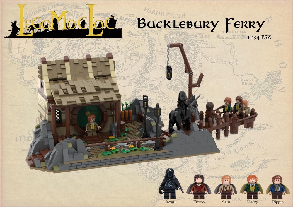 LEGO MOC Khazad-dûm Gate by LordBricker