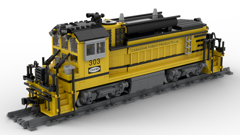 LEGO MOC CANFOR SW1200RS by Yellow.LXF | Rebrickable - Build with LEGO