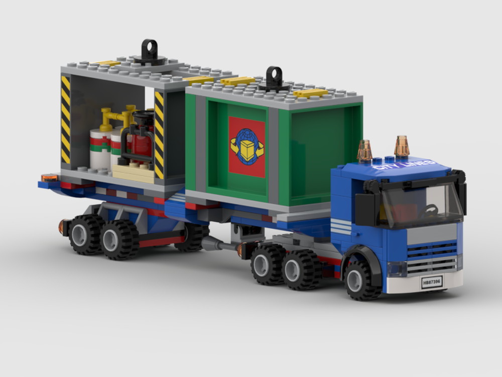 hensynsfuld Udstyr vejviser LEGO MOC City Lines Truck & Trailer by HaulingBricks | Rebrickable - Build  with LEGO