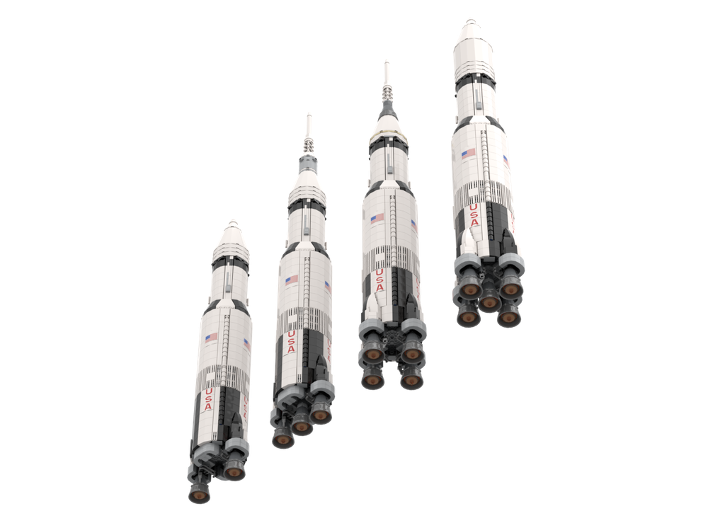 LEGO MOC-87526 21309 - Saturn INT-20 / Saturn V-A by zeegiraf