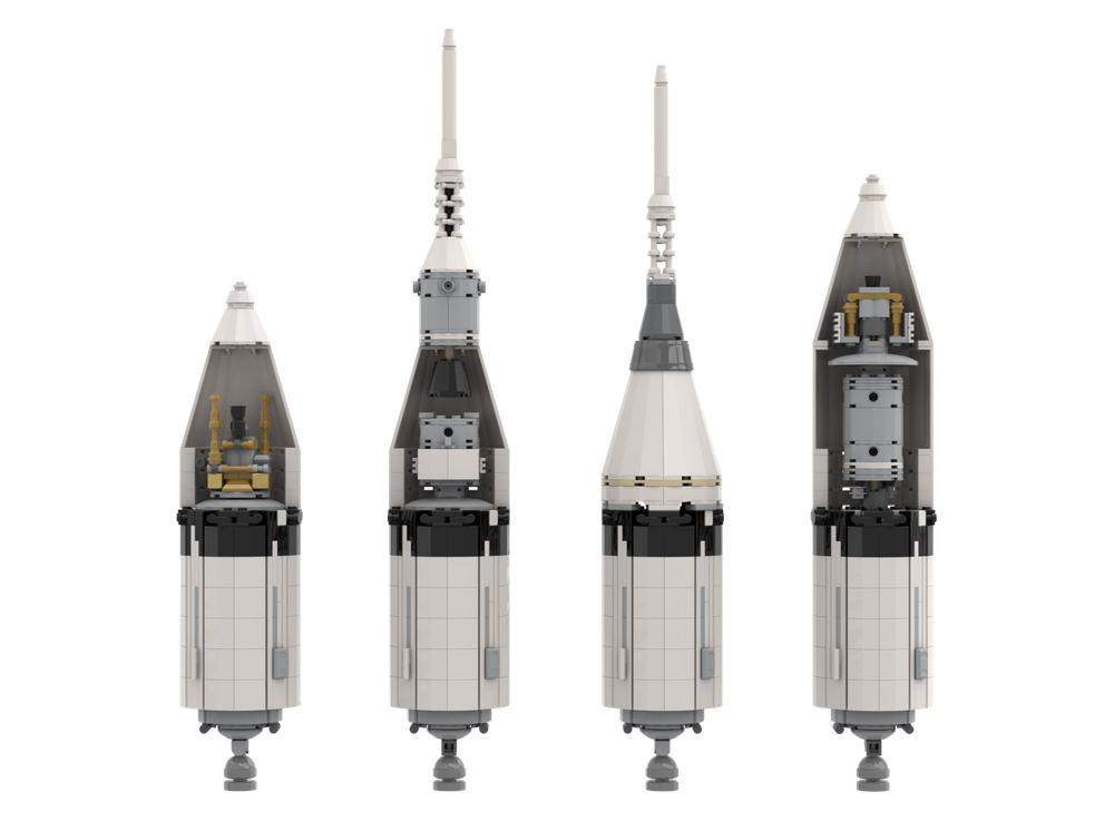 LEGO MOC 21309 - Saturn INT-20 / Saturn V-A by zeegiraf | Rebrickable ...