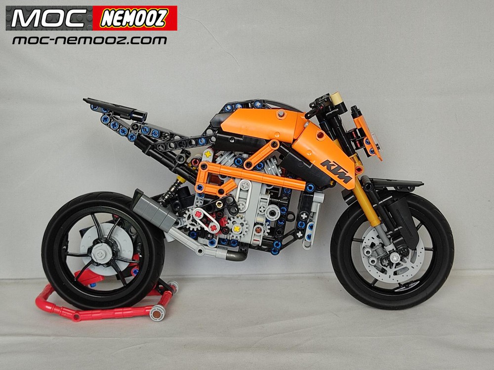 LEGO MOC KTM Super Duke by MOC NEMOOZ | Rebrickable - Build with LEGO