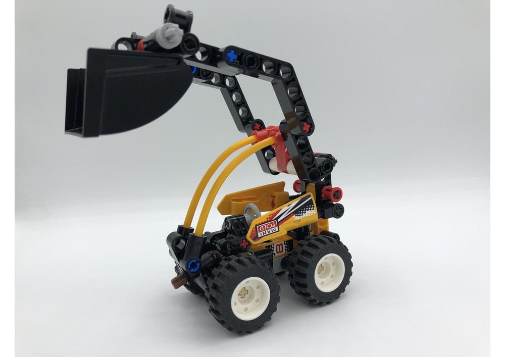 LEGO MOC-87568 42101 Skid Steer Forklift by GerritvdG | Rebrickable ...