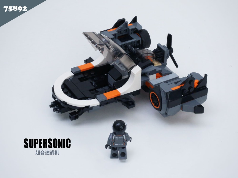 LEGO MOC 75892 Sci-Fi Fighter Jet by Saturn102 | Rebrickable