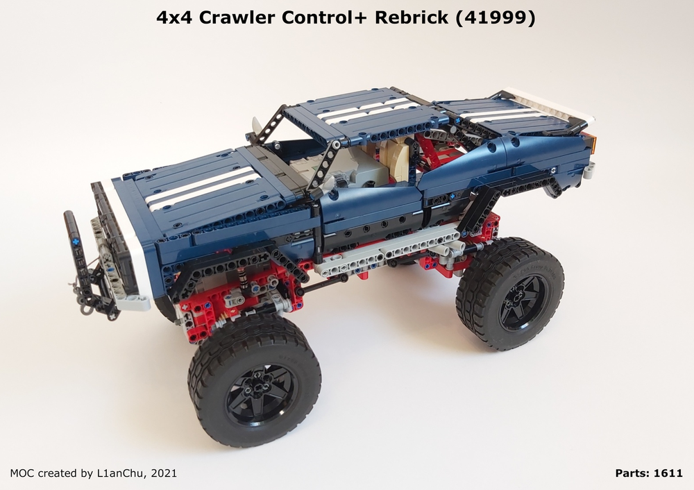 Hård ring præst romersk LEGO MOC 4x4 Crawler Control+ Rebrick by l1anchu | Rebrickable - Build with  LEGO