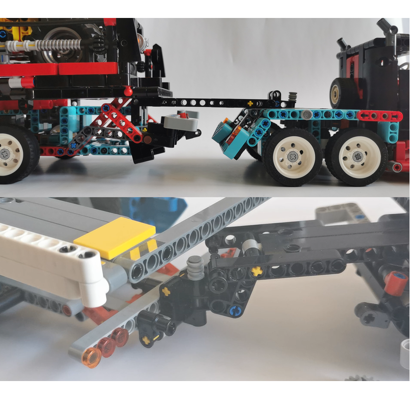 LEGO MOC Road Train Car Trailer - 42106C model by kostq | Rebrickable ...