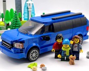 LEGO MOC SEAT Leon 5F ST FR - 8stud wide Speed Champions - Blue/White/Dark  Bluish Gray/Lime by thegbrix