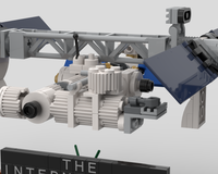 Mini ISS MOC (same scale as the LEGO 21321 set) main model