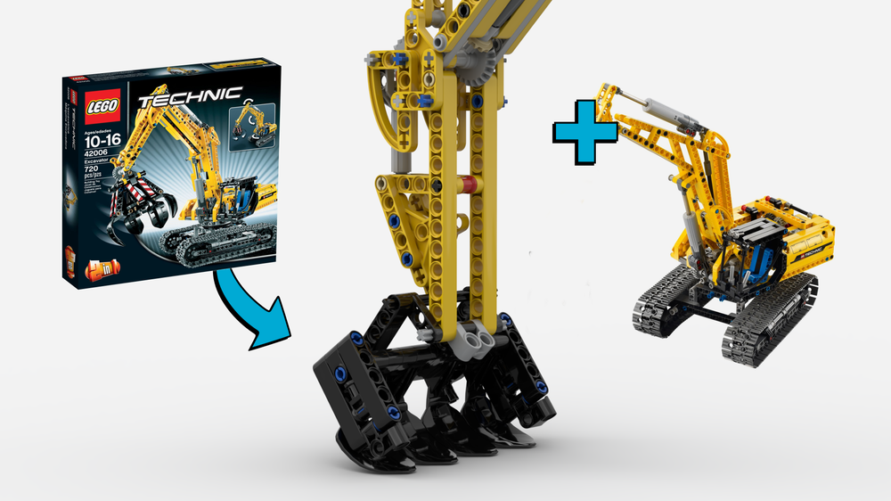 42006 Alternate Build - Shovel Excavator by sebbl Rebrickable Build with LEGO