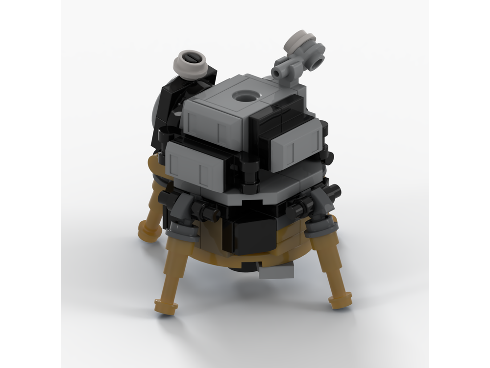 LEGO MOC Lunar Module with Opening Hatch by ScaleModelBuilds ...