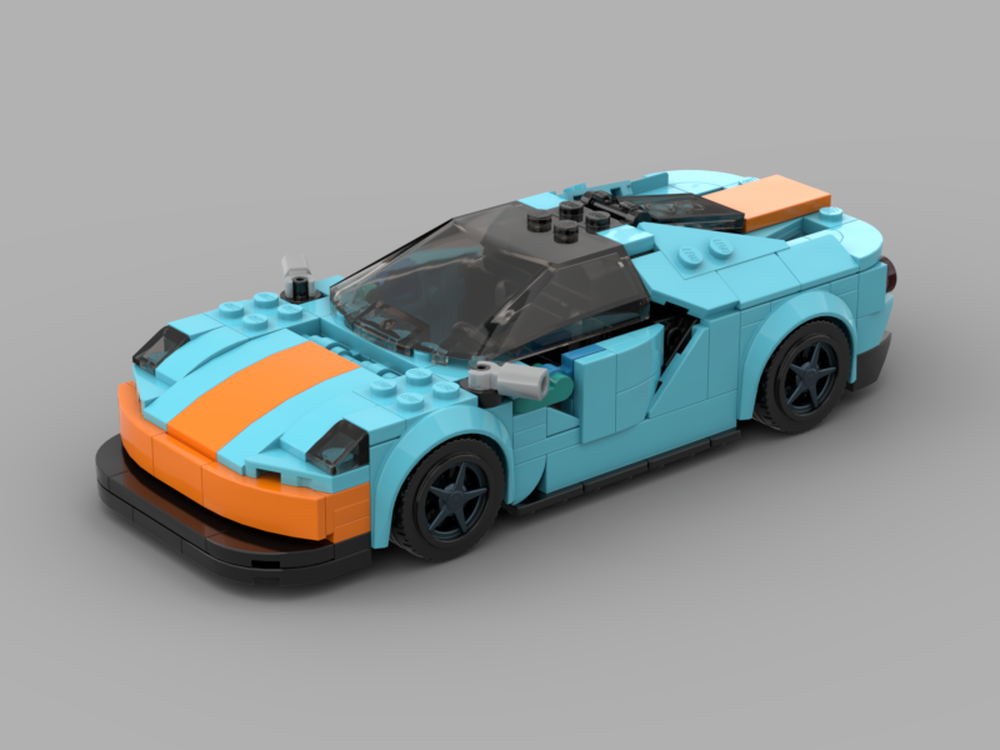 Lego Moc Ford Gt Heritage Edition By 2G_Bricks | Rebrickable - Build With  Lego