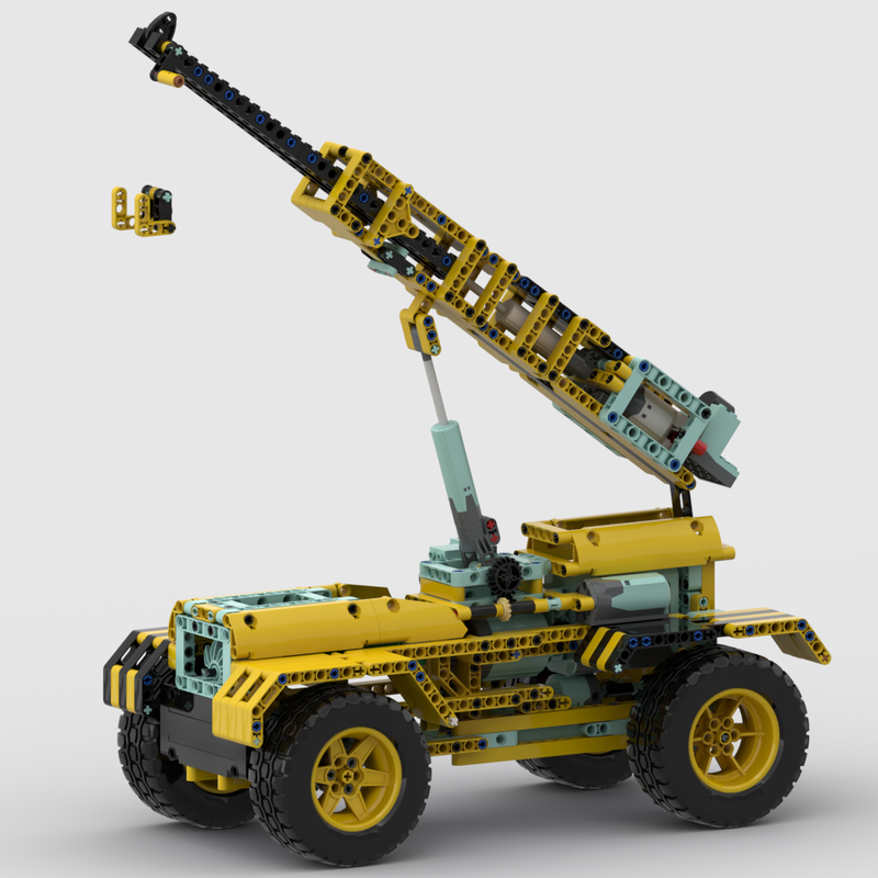 Inflates Student Miserable LEGO MOC Lego Technic Truck Crane with Volvo L350F by KatzMikeHD |  Rebrickable - Build with LEGO