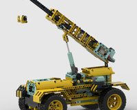 Lego Technic Truck Crane with Volvo L350F