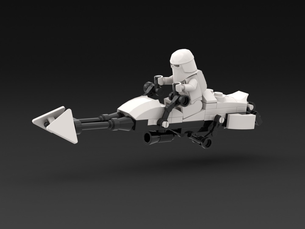 ⭐︎モコ⭐︎ LEGO MOC-88205 74-Z Speeder Bike (Snowtrooper Edition) by thomin