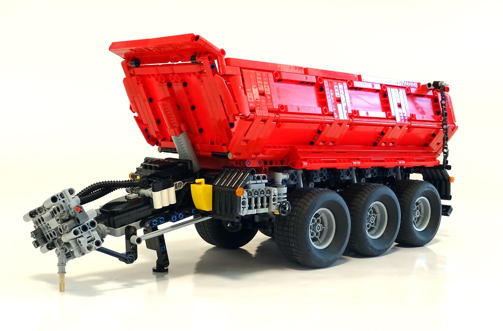 LEGO MOC Dump Trailer (for Claas 5000 TRAC VC - 42054 set) MajklSpajkl Rebrickable - Build with LEGO