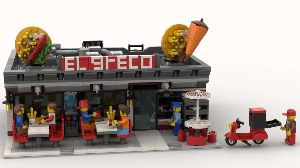 LEGO MOC Gyros House v2 by LegoBricking | Rebrickable - Build with LEGO