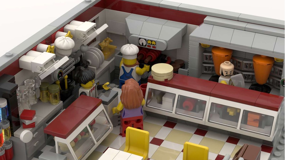 LEGO MOC-88307 Gyros House v2 by LegoBricking | Rebrickable - Build ...