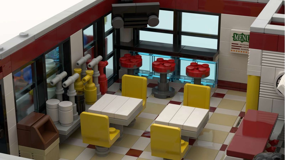 LEGO MOC-88307 Gyros House v2 by LegoBricking | Rebrickable - Build ...