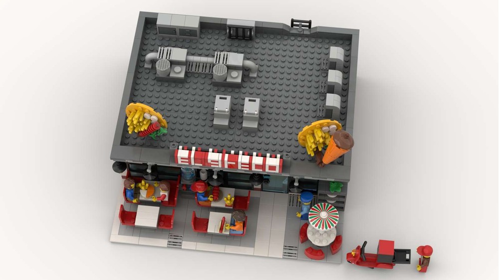 LEGO MOC-88307 Gyros House v2 by LegoBricking | Rebrickable - Build ...