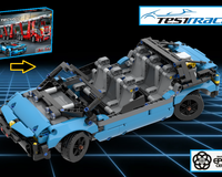 Test Track Sim Car