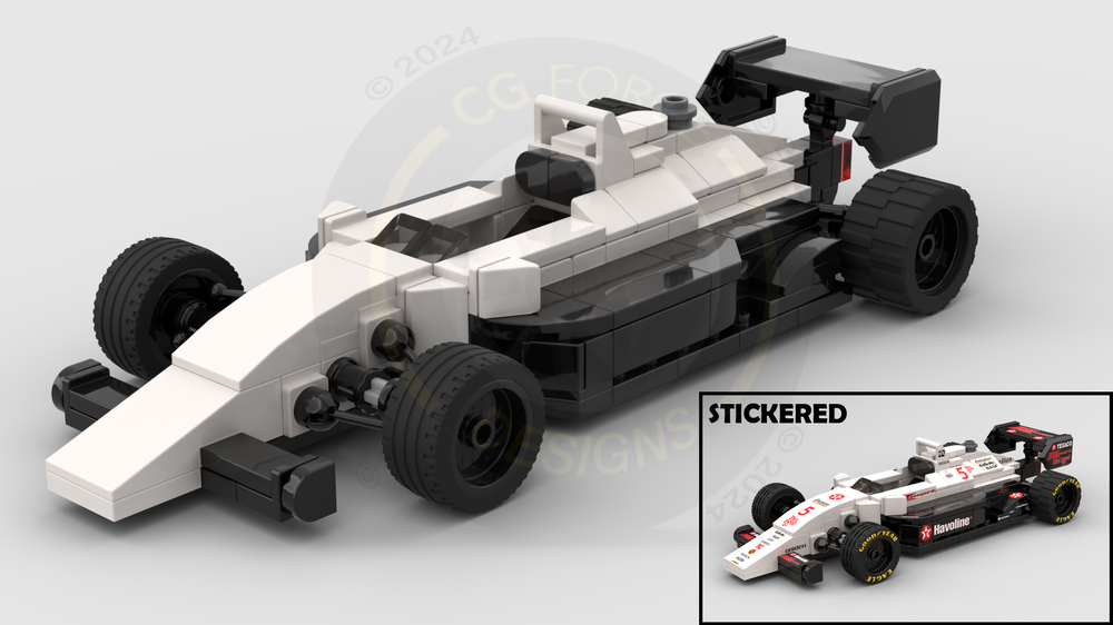 LEGO MOC Indycar 1993 NHF Mansell Oval Spec by CGForceDesigns 