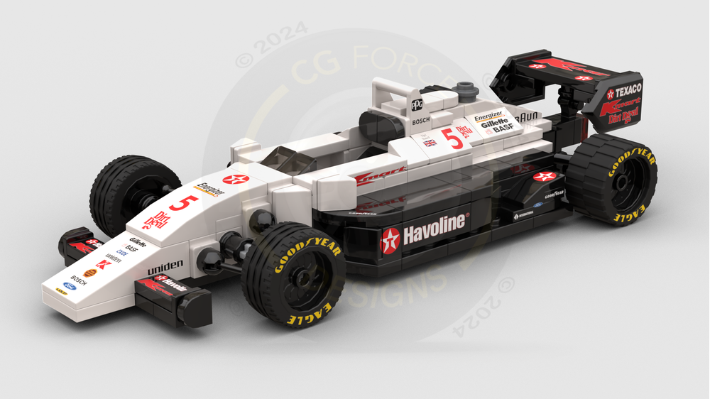 LEGO MOC Indycar 1993 NHF Mansell Oval Spec by