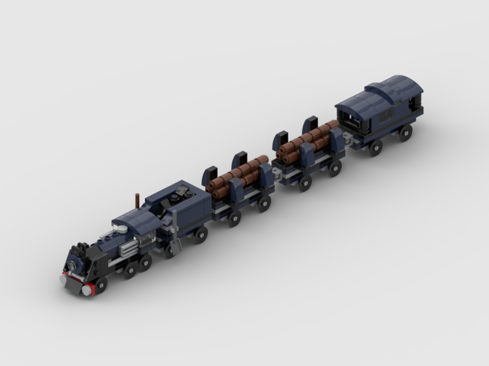 Micro scale logging railway from my entry to the Lego house contest : r/lego