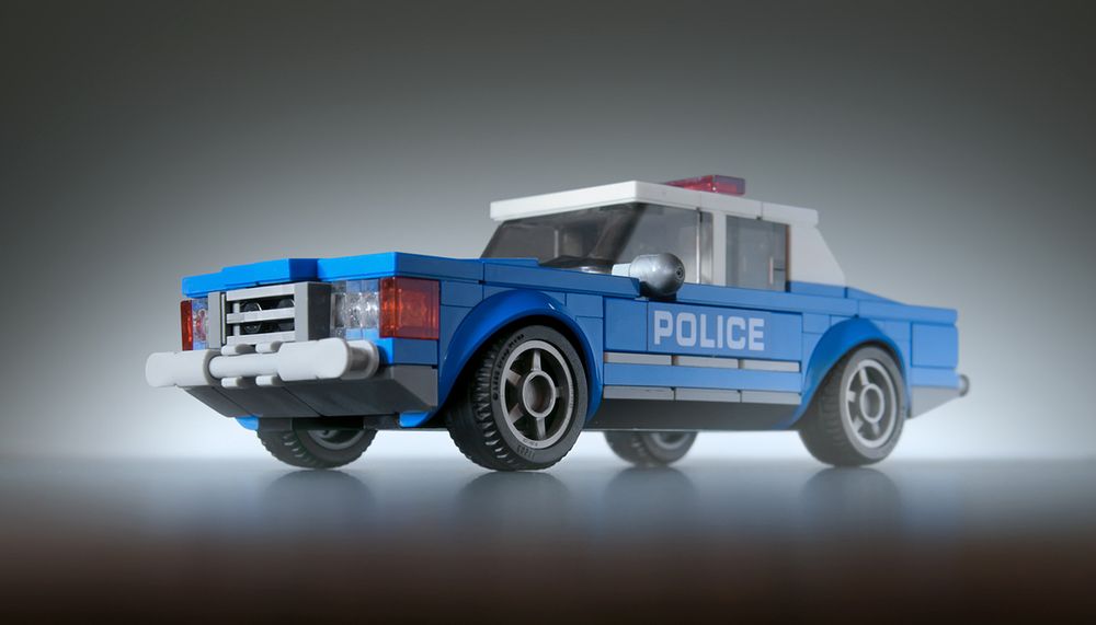 Lego Moc Police Car By Brickative | Rebrickable - Build With Lego