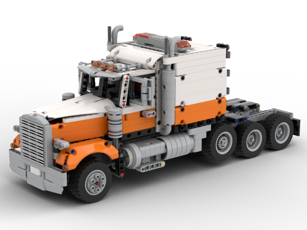 MOC Semi Truck (Control+ / 42128 Mod) by time-hh | Rebrickable - Build with LEGO