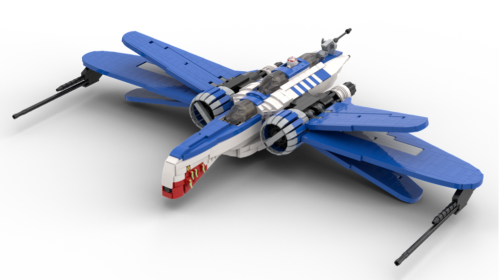 LEGO MOC Muunilinst 10 ARC-170 Starfighter by RendiliBricks