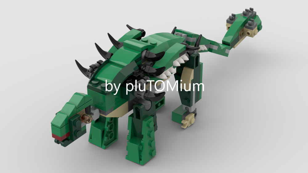 How to Build Ankylosaurus with Lego 31058 
