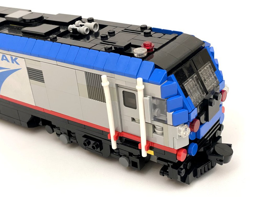 wildernis moord pindas LEGO MOC 1:48 Amtrak Siemens SC-44 Charger by NonsenseWars | Rebrickable -  Build with LEGO
