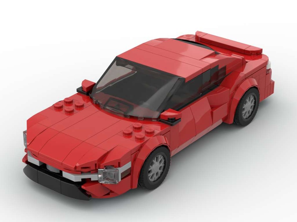 赤　モレ LEGO MOC Toy Camry - Red - 8 Stud Speed Champions by IBrickedItUp
