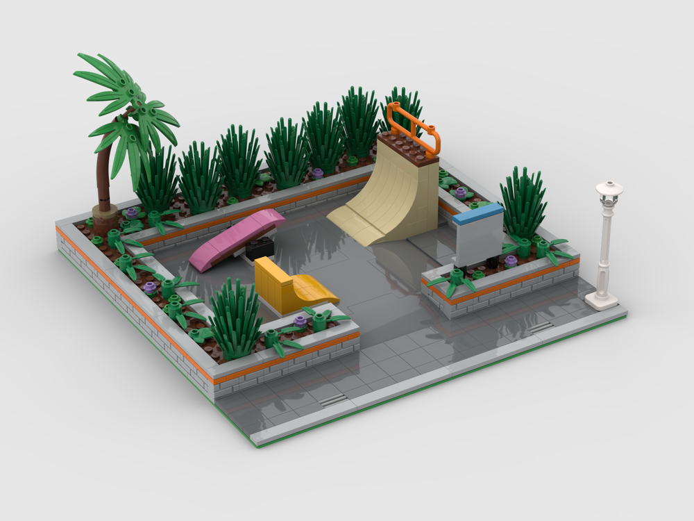 LEGO MOC Skate park by brz  Rebrickable - Build with LEGO