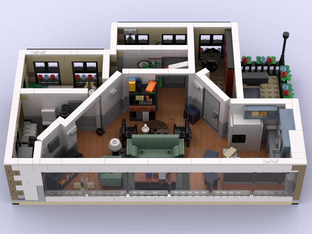 LEGO MOC-89171 SitCom Suites - Queer Eye & Seinfeld by Brick Artisan ...