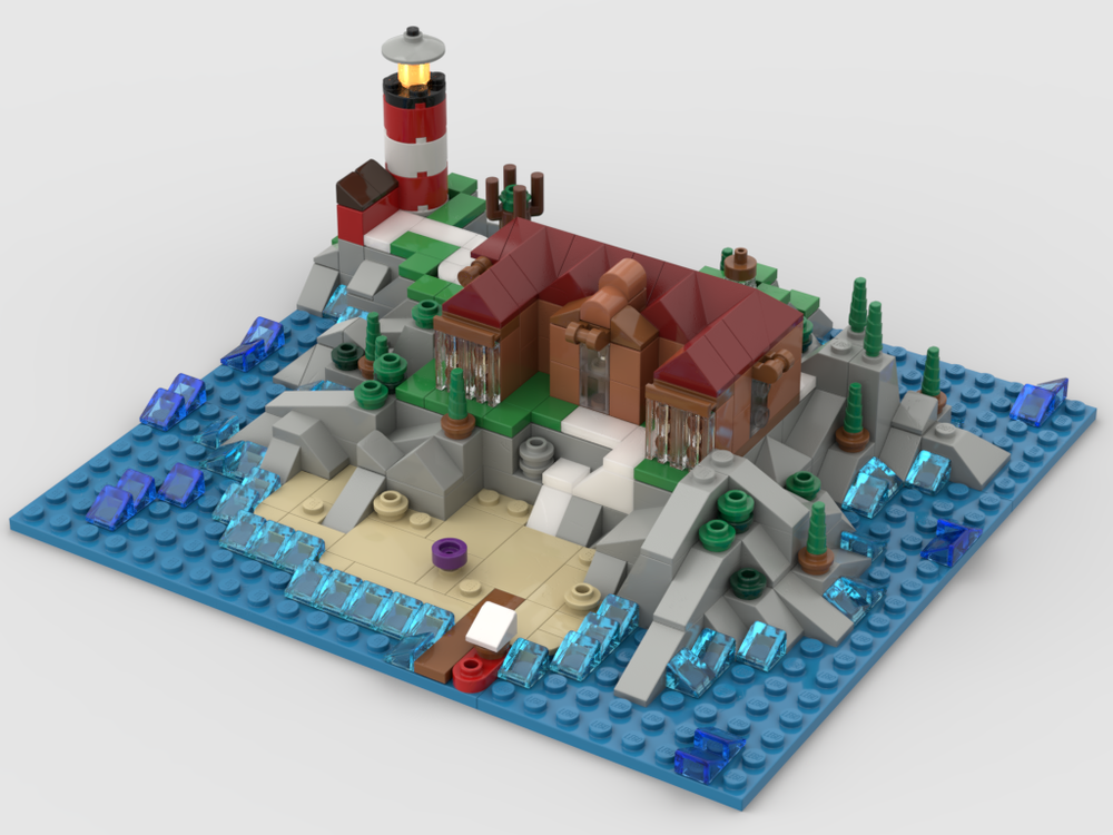 LEGO MOC Rocks Island Estate by Leganand | Rebrickable - Build with LEGO