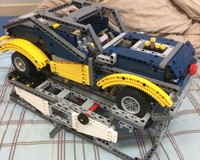 42055 D model-Supercar with test stand