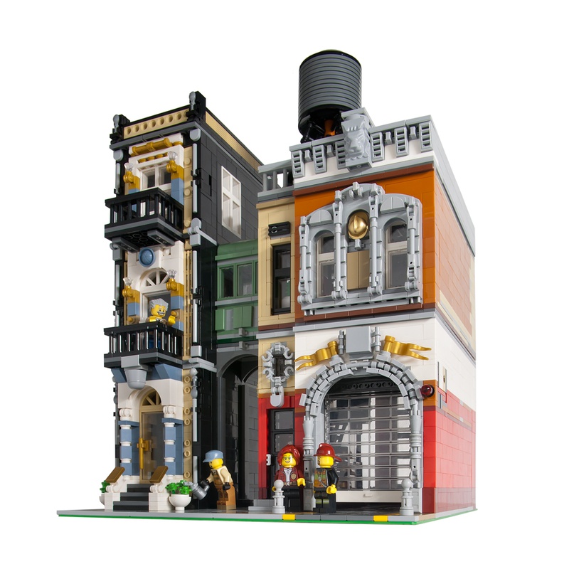 Tag ud overfladisk Bordenden LEGO MOC Fire Station by BrickAtive | Rebrickable - Build with LEGO