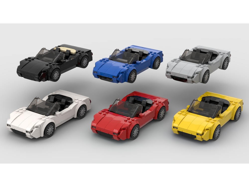 LEGO MOC-89379 Mazda MX-5 Miata - Eunos Roadster (NA) - Black by