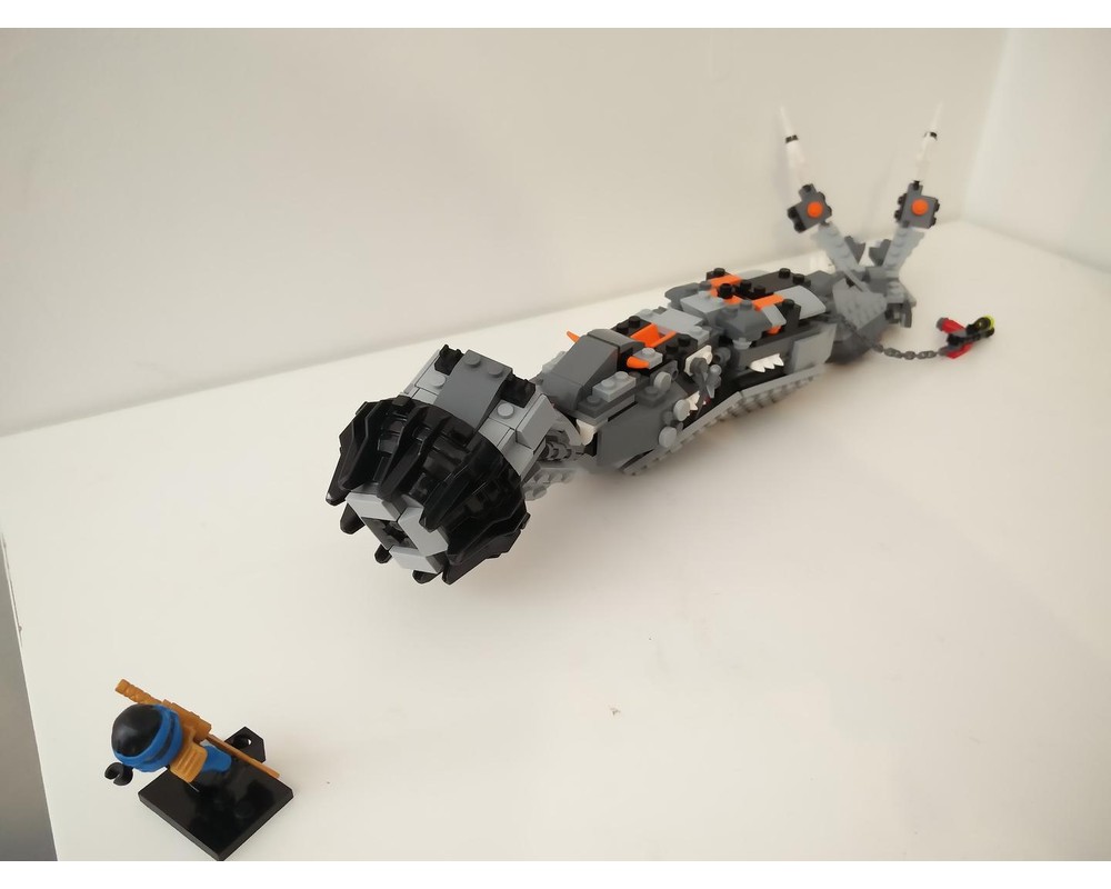 LEGO MOC Horn-Tailed Carnivorous Worm by LBX | Rebrickable - Build with ...