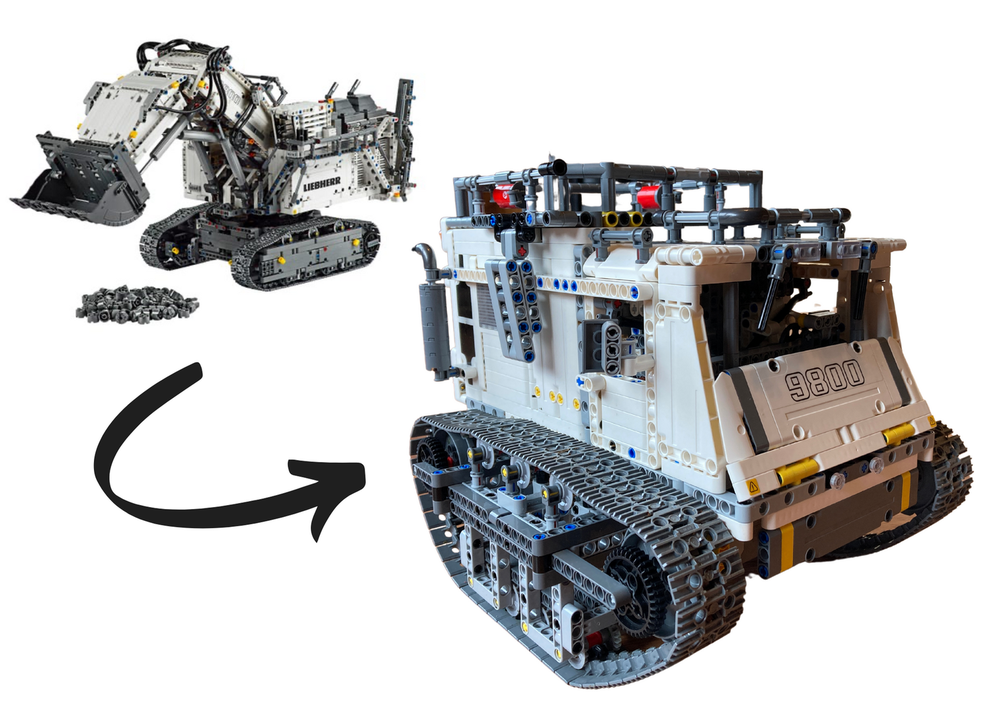 Lego Technic Arctic Explorer from 42100 LEGO Technic Liebherr Excavator