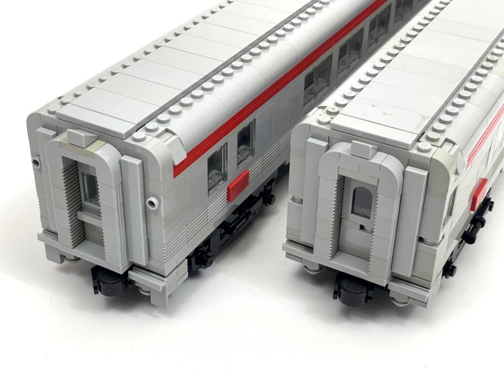 LEGO MOC 1:48 Pennsylvania Railroad P85 Coach and Parlor Cars by ...